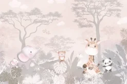 Fototapeta: Bajkowe zwierzęta w tropikalnej dżungli