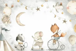 Fototapeta: Bajkowe zwierzątka w cyrku