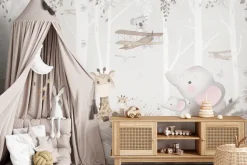 Fototapeta: Bajkowe zwierzęta wśród drzew