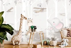 Fototapeta: Bajkowe zwierzęta wśród drzew