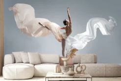 Fototapeta: Baletnica w artystycznej pozie