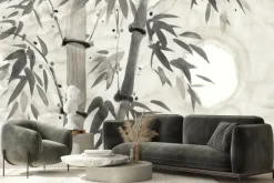 Fototapeta: Bambus gałązki botaniczny wzór