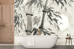 Fototapeta: Bambus gałązki botaniczny wzór