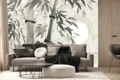 Fototapeta: Bambus gałązki botaniczny wzór