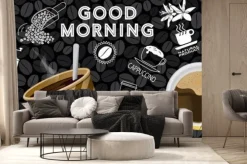 Fototapeta: Bannière ou affiche composée d’un gobelet et d’une tasse géante