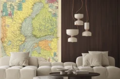 Fototapeta: Bałtyk rocznika mapę