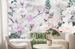 Fototapeta: Beautiful watercolor rose flower bouquet illustration