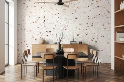 Fototapeta: Beżowa ściana z kamiennym wzorem