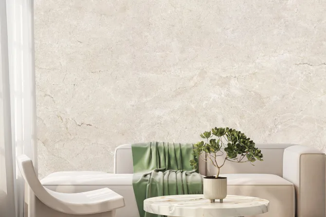 Fototapeta: Beżowa kamienna ściana