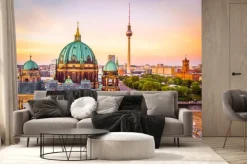 Fototapeta: Berlin o zachodzie słońca panorama