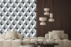 Fototapeta: Bez szwu geometryczny wzór 3d diamentów.