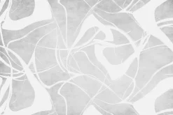 Fototapeta: Białe linie na szarym tle w stylu skandynawskim