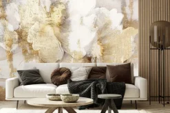 Fototapeta: Biały kwiat styl industrialny