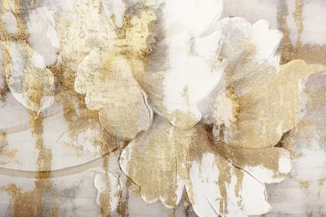 Fototapeta: Biały kwiat styl industrialny