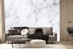 Fototapeta: Biały marmur z ciemnymi żyłkami