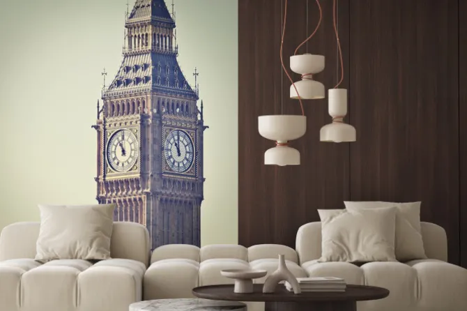 Fototapeta: Big ben w westminster w londynie, z instagram efekt filtra