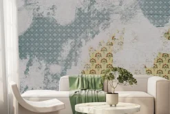 Fototapeta: Bogato zdobiony wzór ornamentowy