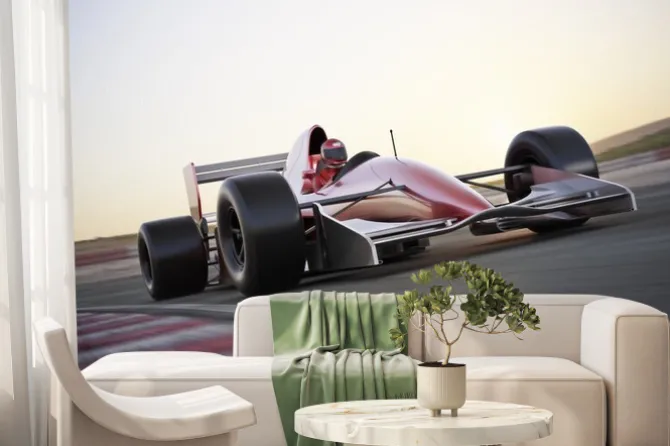 Fototapeta: Bolid podczas jazdy