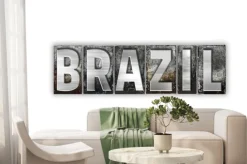 Fototapeta: Brazylia koncepcja metal form typ