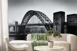 Fototapeta: Bridge across the river tyne, newcastle upon tyne. from the gateshead