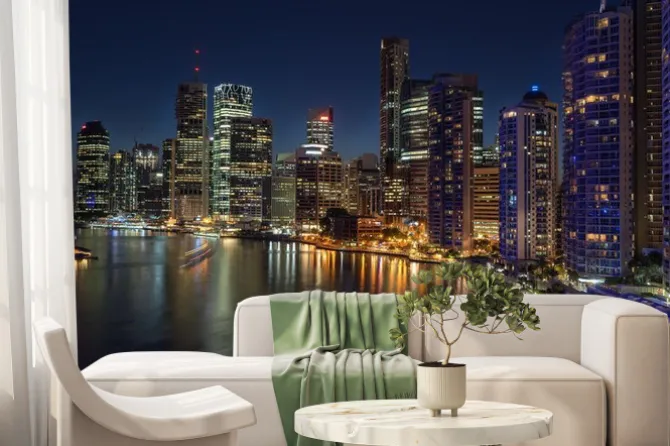 Fototapeta: Brisbane nabrzeża