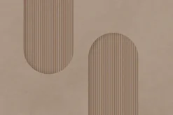Fototapeta: Brązowe kształty łuki z paskami