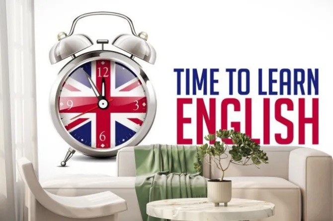 Fototapeta: Budzik z brytyjską flagą