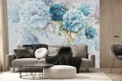 Fototapeta: Bukiet błękitnych kwiatów