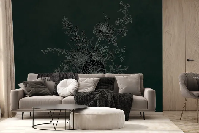 Fototapeta: Bukiet polnych dzikich kwiatów