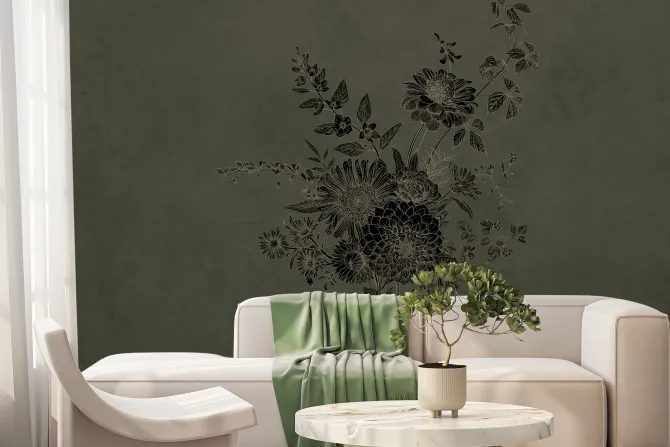 Fototapeta: Bukiet polnych dzikich kwiatów