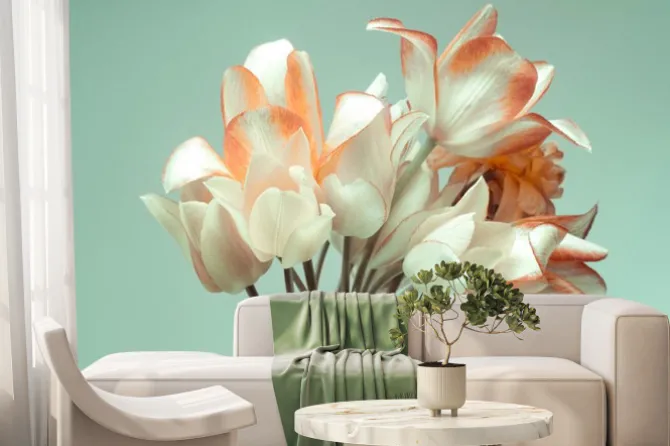 Fototapeta: Bukiet tulipanów