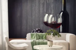 Fototapeta: Butelek i dwa kieliszki czerwonego wina