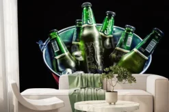 Fototapeta: Cacak, serbia - 30 marca 2016: sześć butelek piwa carlsberg w