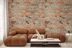Fototapeta: Ceglana ściana efekt 3d