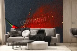 Fototapeta: Chili, płatki papryki czerwonej i proszek chili