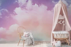 Fototapeta: Chmury na tęczowym niebie