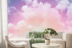 Fototapeta: Chmury na tęczowym niebie