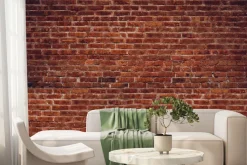 Fototapeta: Ściana z czerwonej cegły
