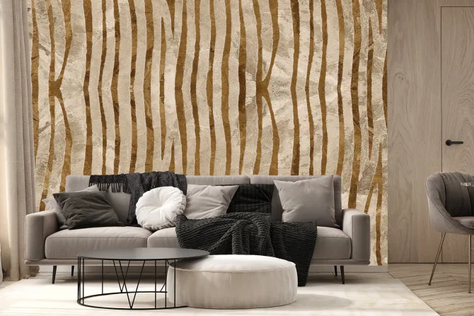 Fototapeta: Cienkie paski na jasnym tle