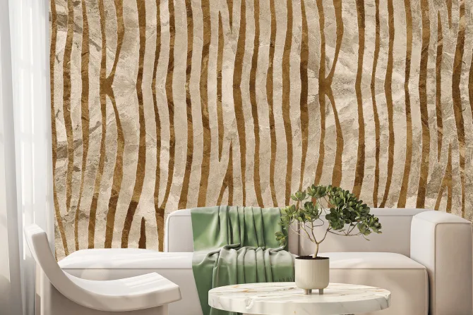 Fototapeta: Cienkie paski na jasnym tle