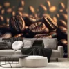 Fototapeta: Coffee wallpaper created with generative ai technology