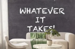 Fototapeta: Cokolwiek to trwa, biznes motywacyjny sloganem