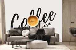 Fototapeta: Cup of coffee on white background