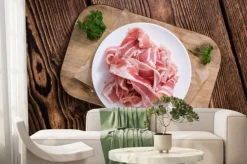 Fototapeta: Część surowego bacon