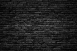 Fototapeta: Czarna imitacja muru z cegły