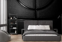 Fototapeta: Czarna piłka do koszykówki