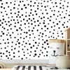 Fototapeta: Czarne kropki na białym tle