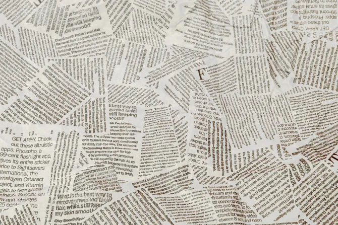 Fototapeta: Czarno białe strony magazynu retro styl