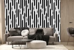 Fototapeta: Czarno-białe paski wzór zebry