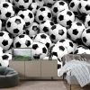Fototapeta: Czarno-białe piłki nożne